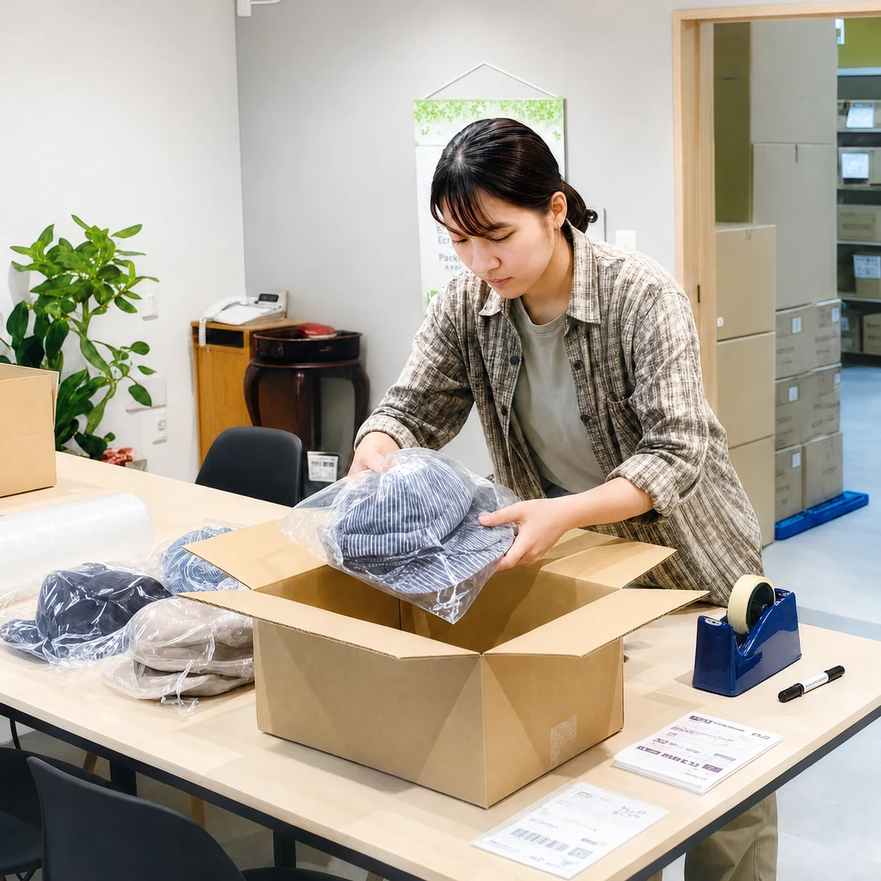 対話と軽作業のイメージ
